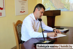 Председатель райисполкома Дмитрий Шпиганович провёл «прямую телефонную линию»